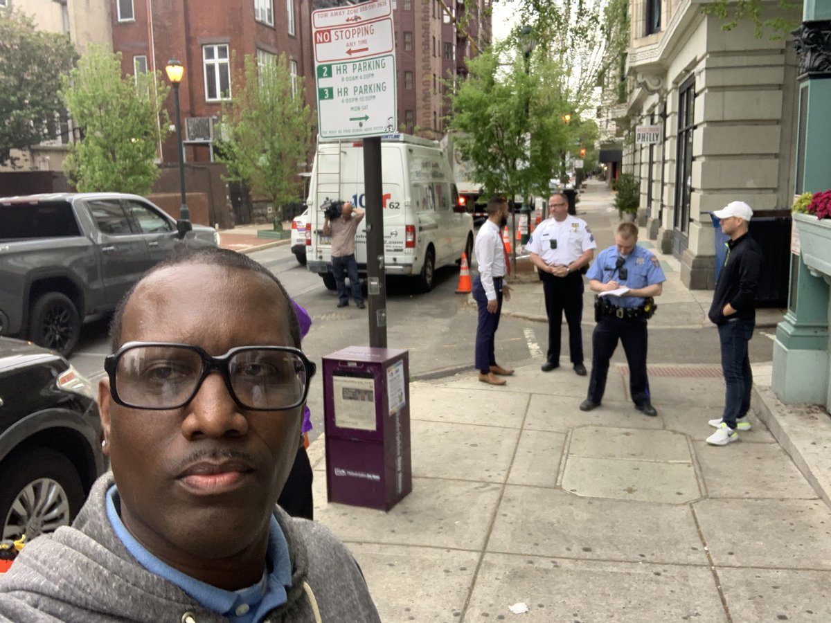 AsaKhalif's tweet photo. @News_MTorres @wusa9 Just finished our press conference and rally..we demand justice for Eric Pope. #ALLBlackLivesMatter #EricPope #philly https://t.co/KzYObNITnR