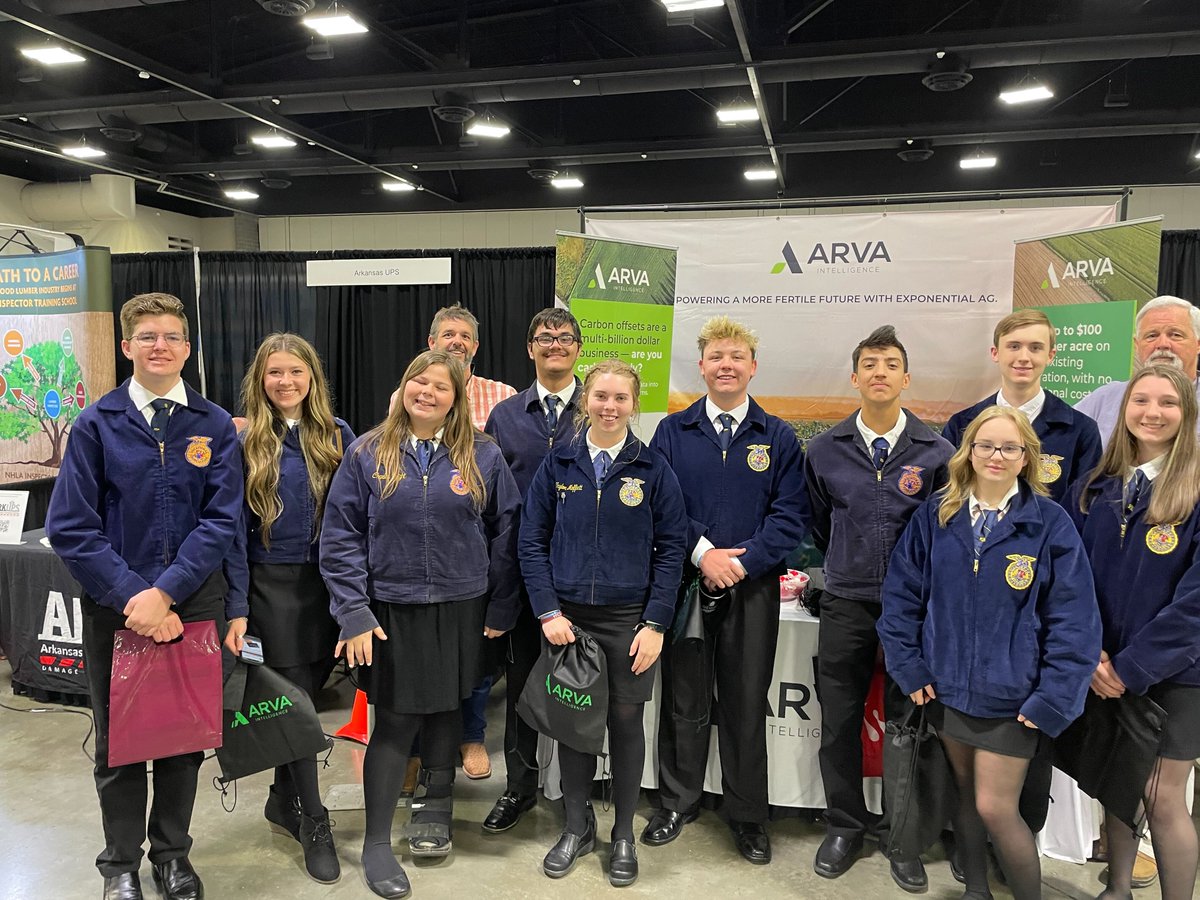 We are exited to introduce the White County FFA chapter to our style of agtech today at the Arkansas State Convention!