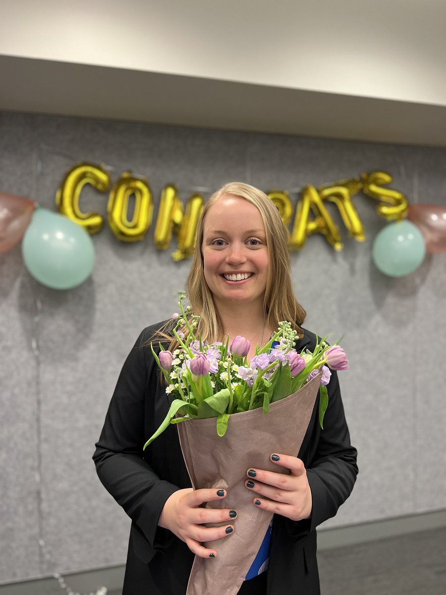AnaPeredo5's tweet photo. Congratulations to @HannahZlotnick  for officially becoming Dr. Zlotnick! 🎓 Amazing work and thesis defense! Can’t wait to see the amazing work you do as a future postdoc. #PhDone https://t.co/RWUvv2OZdE