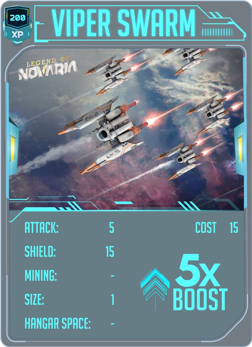 earnwithNovaDEX's tweet photo. 🔥NEW DETAILS ON THE VIPER SWARMS🔥 

🚀BUILD VIPERS 5x FASTER
🚀BUILD MORE ATTACK VIPERS FOR LESS SIZE 

⏰ AVAILABLE IN-GAME ON THURSDAY, 28 APRIL
➡️ https://t.co/KfrZRCRX8H

#LegendofNovaria #LoN #NovaDEX $NOVA #gamefi 
#playtoearn #p2e #play2earn #BSCGems
#blockchaingaming https://t.co/FOokqKDDge