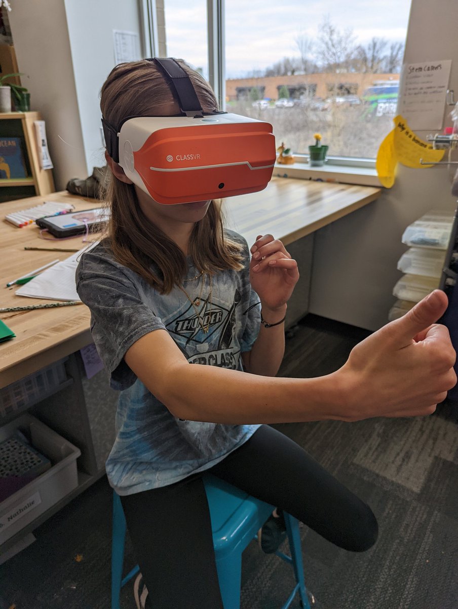 MrsRindfleisch's tweet photo. Thank you @archambo_meegan for guiding our Scientists through this VR experience! @TosaUnderwood https://t.co/ZMz9wE6oXc