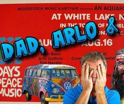 ActorMikeHall's tweet photo. Ok I finally feel free enough to talk about my latest script "My Dad, Arlo &amp; Me" a father/son road trip to Woodstock ..Dad is a hippie artist that can't let go of the 60's and the son grew up to be a corporate lawyer what could go wrong 😁 please go find us on Facebook ✌️☮️ https://t.co/u0bA1xBUDe