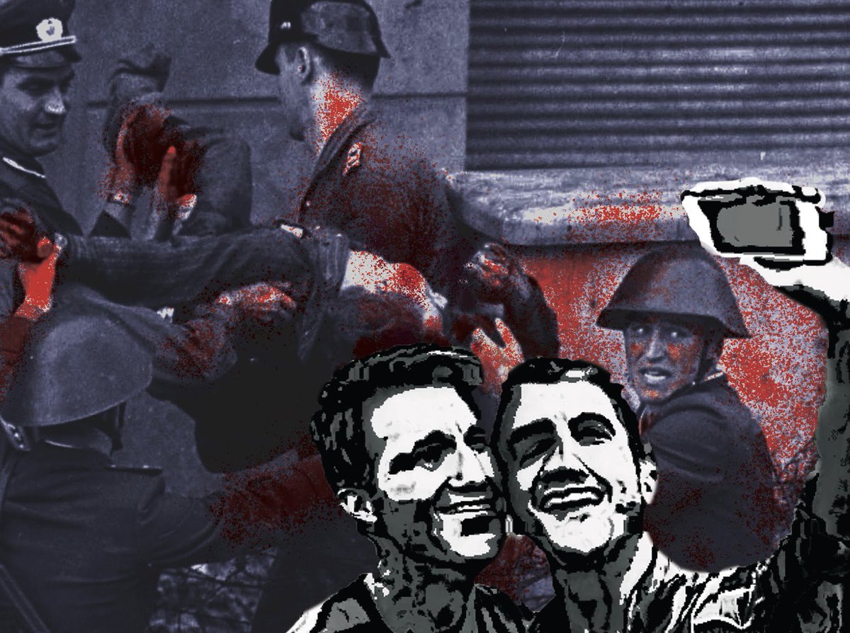 smirkvich66's tweet photo. Socialism’s Swell, Wish You We’re Here - Digital Collage - #socialism #gayselfie #selfie #eastgermany #germany #protestart #conservativeart #conservativeartist #sniper #coldwar #communism #socialismiscommunism #LeftistMeltdown #lefthasnomorals https://t.co/zR3Q3ch629
