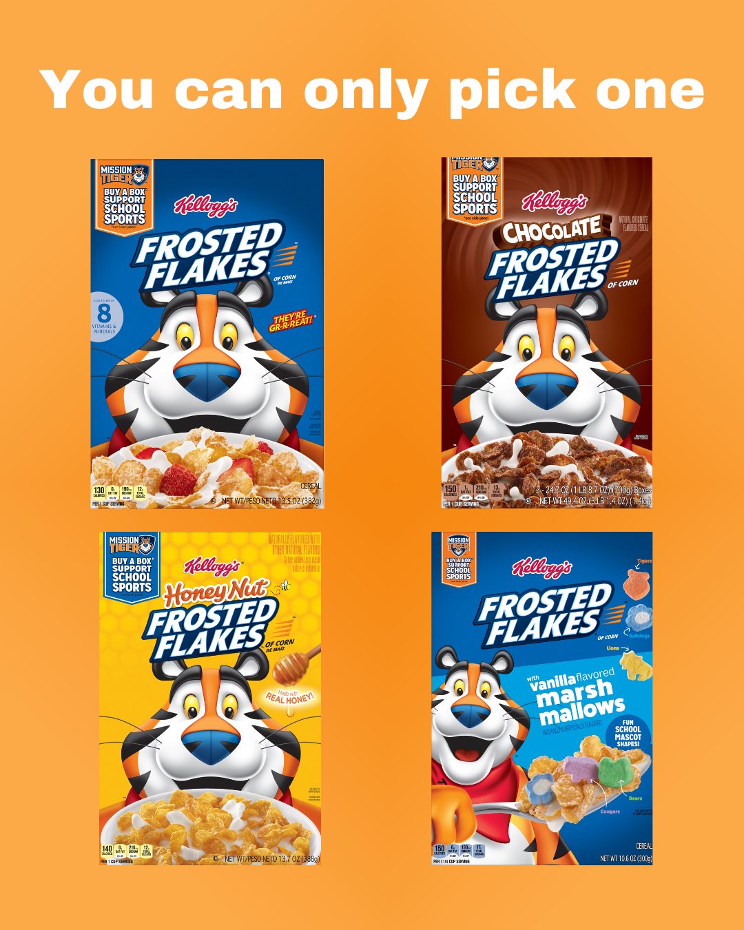 frosted flakes tiger