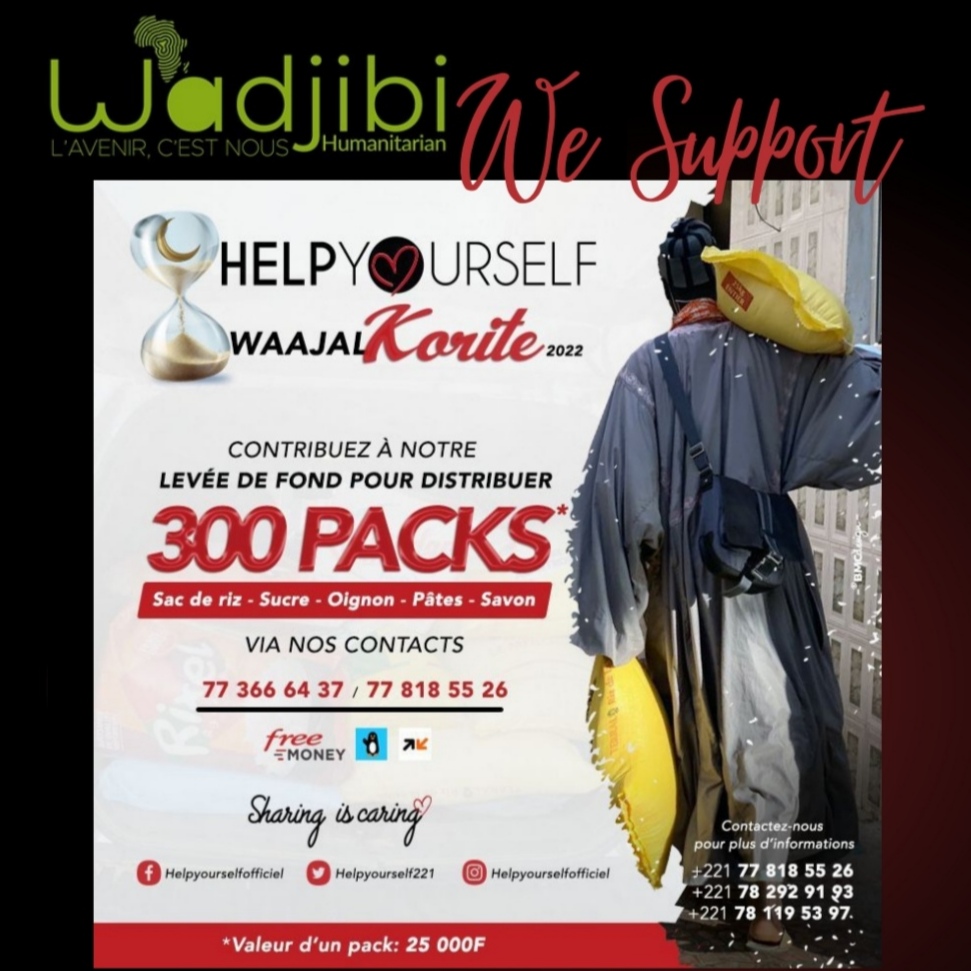 Wadjibi humanitarian tweet media