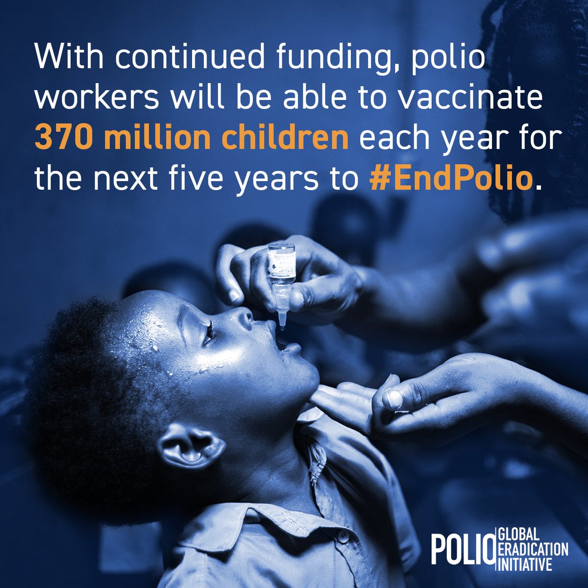 Some 20 million people are walking today who would have been paralyzed if not for the polio program’s efforts to deliver 💉 vaccines to children around the world. BUT there is still work to be done. Now is the time to #EndPolio and avoid reversing the progress we’ve made.