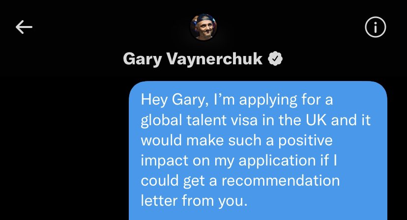 Twitter, can you please help me get <a href="/garyvee/">Gary Vaynerchuk</a>’s attention?

I’m tired of constantly looking over my shoulder as an immigrant and want to solidify my future in a meaningful way.