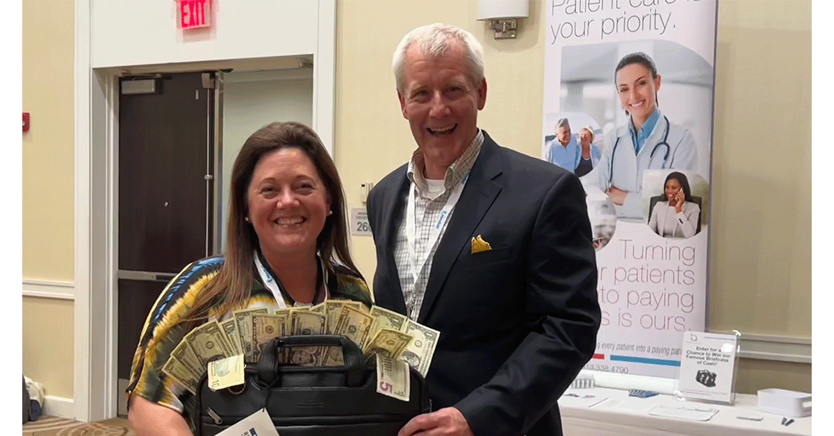 AllegianceGrpHC's tweet photo. Congratulations to Stephanie R. of Dynamic Healthcare Services! She was the winner of our Briefcase Full of Cash. We look forward to seeing you at PAMS next year!
#PAMS #CollectPlus https://t.co/ffffNT4jYW