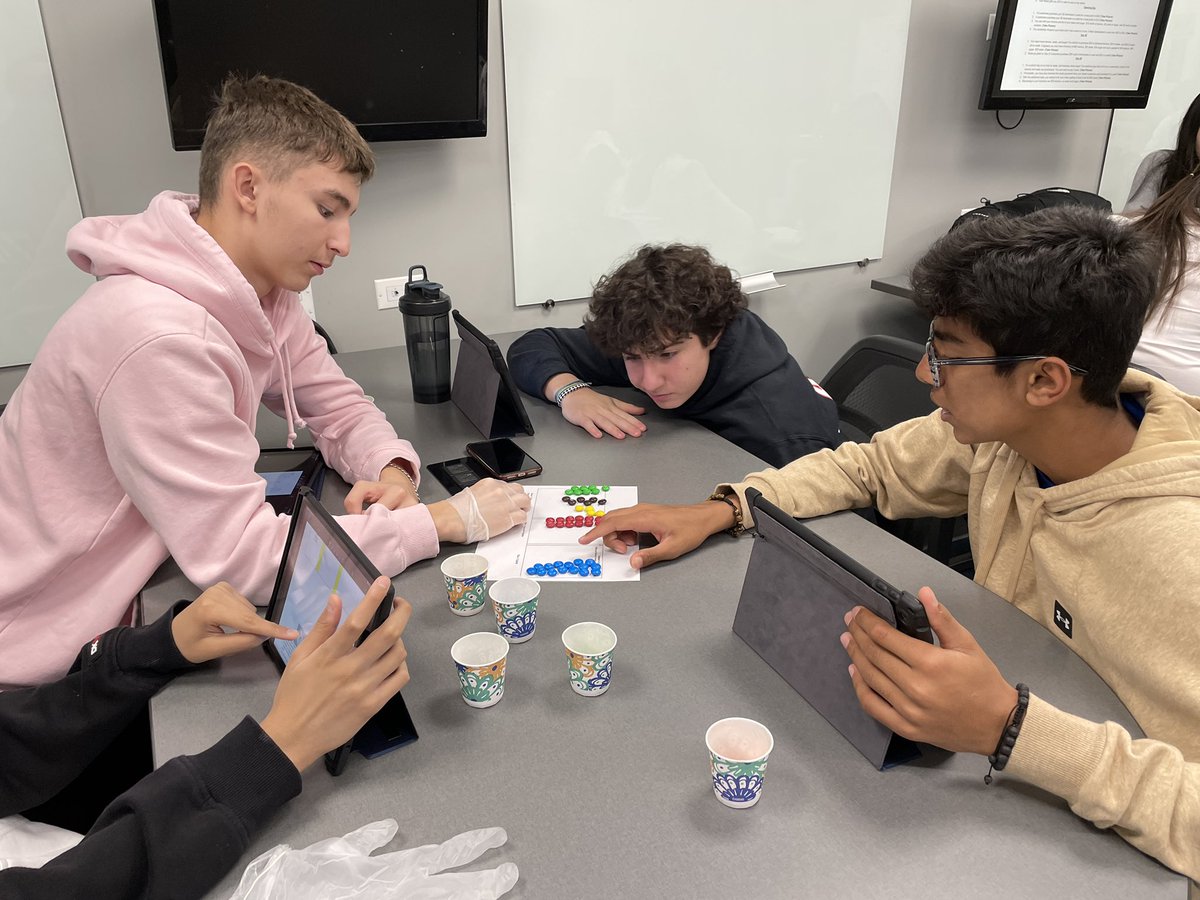 CoachMiller_CHS's tweet photo. Teaching can take on many different learning styles before students “get it!”Here in Business Explorations, Ss review the Accounting Equation using M&M candy in a tactile, visual hands-on approach. #AccountingIsTheLanguageOfBusiness @ConantBusEd @mr_grana A=L+OE @ConantCougars https://t.co/sV6CgzCA1K