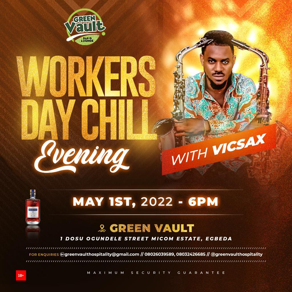 sax_vic's tweet photo. Award winning saxophonist VIC SAX will be performing live on the 1st of May this Sunday @ greenvault bar and lounge.......time :6pm, hope to see you there 🎷🎼 https://t.co/yofu7uF8C6
