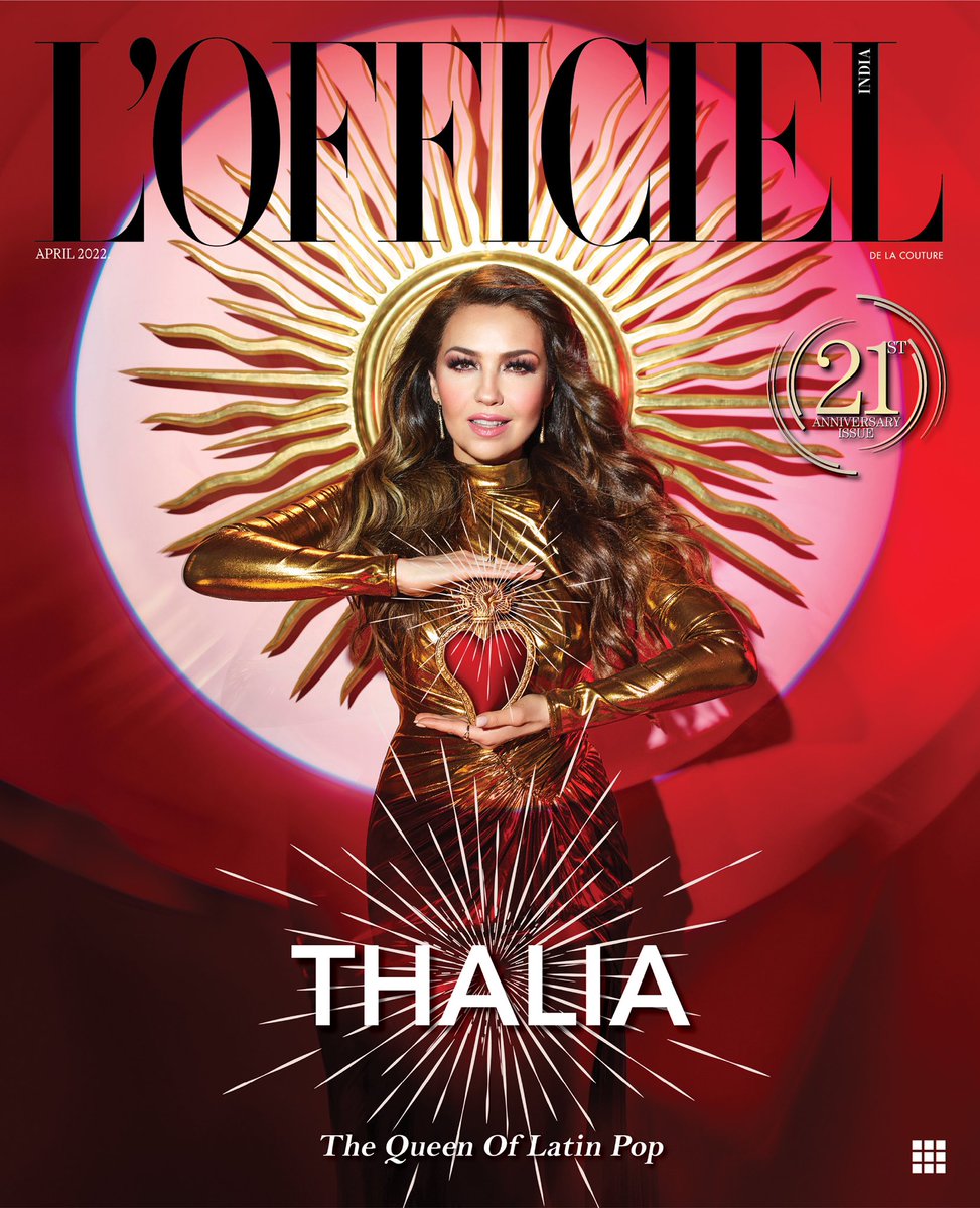 thalia's tweet photo. Gracias @LOfficielindia por invitarme a ser parte de esta edición especial, en su aniversario número 21. ✨ Me encantó compartir con ustedes un pedacito de mi corazón, de mi música y de mi historia. 

https://t.co/2MBfhDUGuX. https://t.co/giLJgh44bG