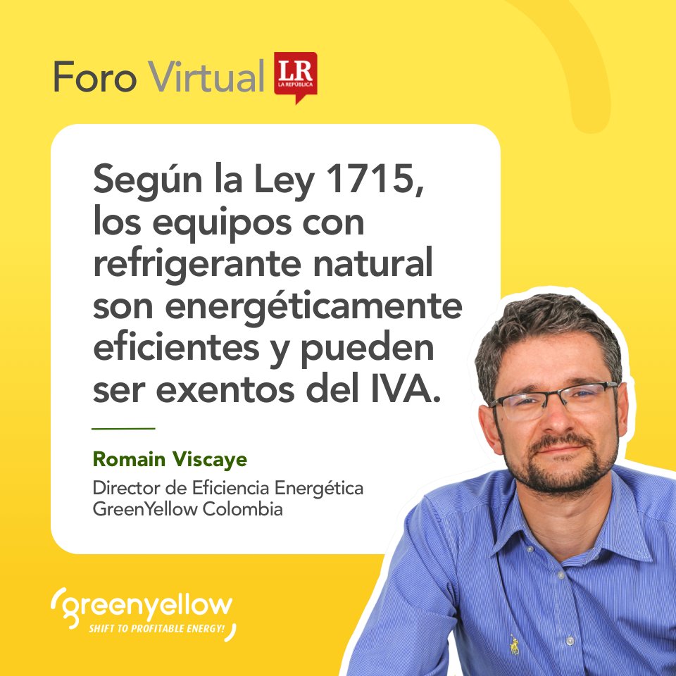 Gracias por acompañarnos en #ForosLR: ‘Servicios Energéticos Ecosostenibles’ donde mostramos nuestras innovaciones en materia de Refrigeración, Aire Acondicionado, Vapor, entre otras, para lograr cero emisiones de gases de efecto invernadero.