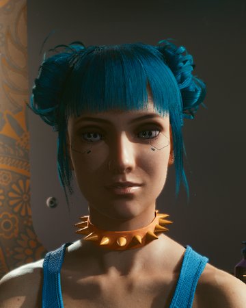 ghost221000's tweet photo. @CyberpunkGame Blue moon, i would love more content with her https://t.co/6ia9P7n0Dx