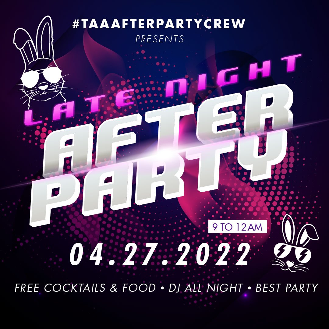 Headed to <a href="/TXAptAssoc/">TexasApartmentAssociation</a> ONE Conference? Join the #taaafterpartycrew @ Hilton Americas: Reception Room 335 for food, cocktails, and fun! 

📆 April 27th
⌚️ 9 PM - 12 AM
🚩 Hilton Americas: Located conveniently next to the George R. Brown Convention Center
💡 hilton.com/en/hotels/houc…