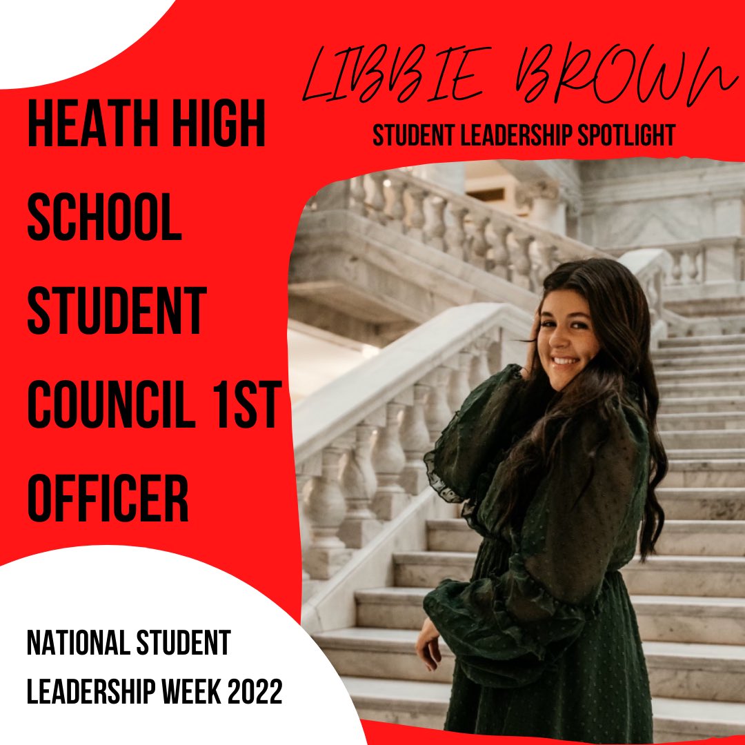 In honor of #studentleadership week, we want to thank our 1st officer, Libbie Brown, for her leadership this year! <a href="/RHHSHawks/">Rockwall-Heath HS</a> @Rhhs2022