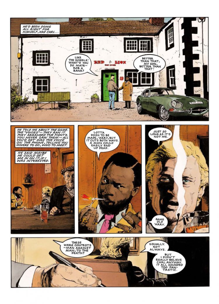 hughp1970's tweet photo. @PulpLibrarian Arthur Ranson is easily one of the best comic artists the UK has ever produced. It's not just that his work looks like the real world, but his fine detailed graceful lines transcend any "photo-realistic" claims. https://t.co/sjfSy27WUP