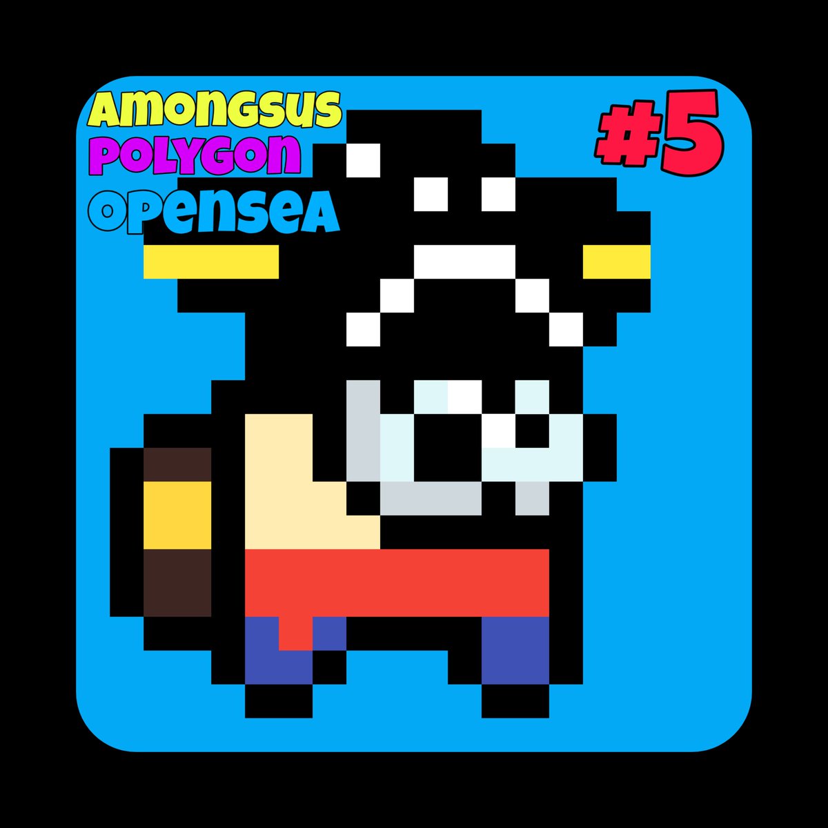 Listed🔥New drop🔥You must roam the seven seas 🌊 with the pirate🏴‍☠️ in an adventure more than interesting
Amongsus#5 

Link:
🔍opensea.io/Collection/amo… 

floor price( 0.0018) ETH
⛽no_gas_fee
<a href="/opensea/">OpenSea</a> 

#nftartist #opensea #amongsus #nftdrop #nfts #Collection #nft #nftart #nftcool