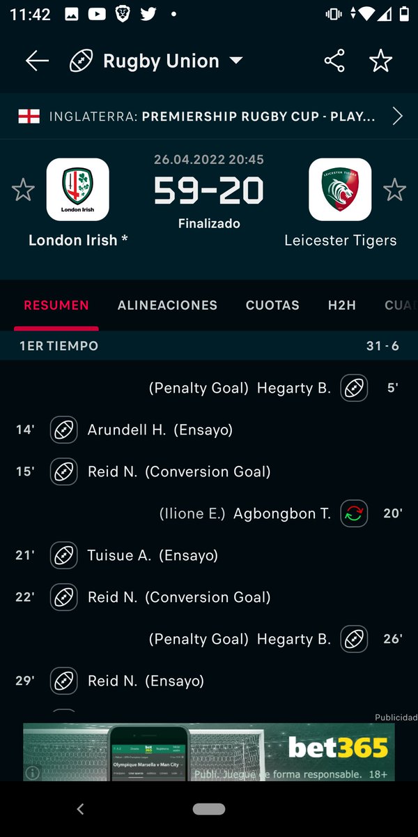 ChoaV2's tweet photo. @UKRugbybets @bet365 I am missing something? https://t.co/lfB5iBlGkn