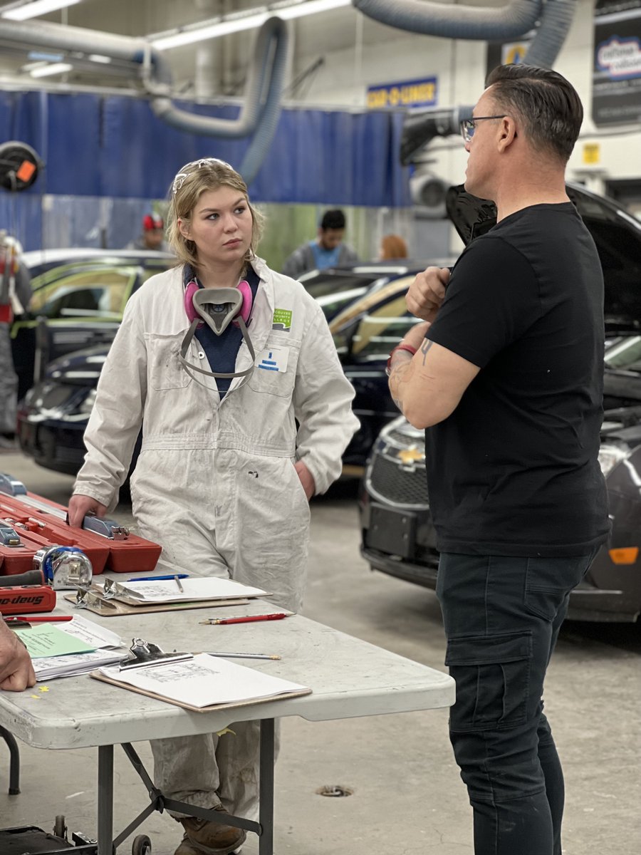Congratulations to all the <a href="/VccAutobody/">VCC Auto Collision</a> students who took part in the provincial <a href="/SkillsBC/">Skills Canada BC</a> competitions last Friday 👏  Check out photos from the event at the #myVCC Broadway campus: flic.kr/s/aHBqjzMbCs