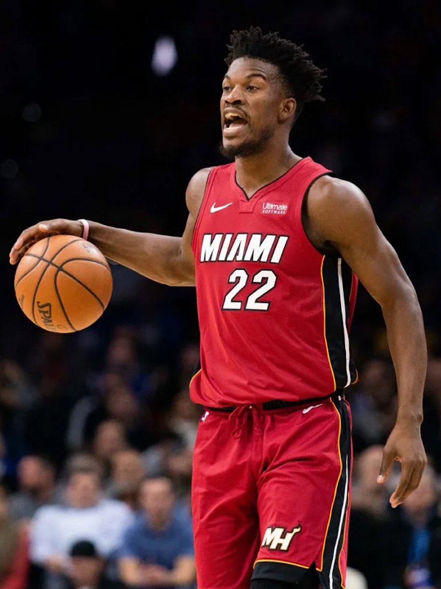 BasketballXtra's tweet photo. Miami Heat say Jimmy Butler is out for tonight's Game 5 due to right knee inflammation 🔥🏀🔥 #NBA #MiamiHeat https://t.co/fNBUaEg4AY