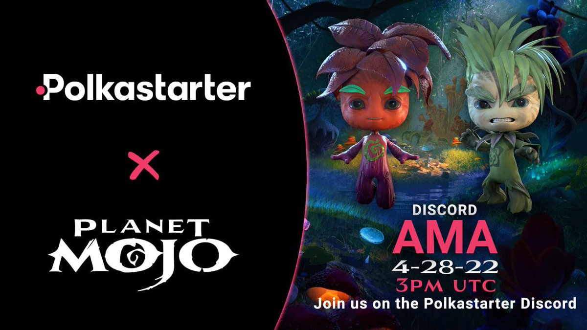 Polkastarter (@polkastarter) on Twitter photo ๐ข Polkastarter x Planet Mojo AMA + Giveaway ๐ข
Ready to meet the team behind <a href="/WeArePlanetMojo/">Mojo AI ๐ฑ</a>?
We'll cover
๐ฟWhat is Planet Mojo & its gameplay
๐ฟMojo NFT utilities
๐ฟMay 12 NFT Sale on #Polkastarter
๐
April 28, 3PM UTC
Get a good boost of MOJO vibe๐ฎbuff.ly/3MAEMnV ๐ข Polkastarter x Planet Mojo AMA + Giveaway ๐ข
Ready to meet the team behind <a href="/WeArePlanetMojo/">Mojo AI ๐ฑ</a>?
We'll cover
๐ฟWhat is Planet Mojo & its gameplay
๐ฟMojo NFT utilities
๐ฟMay 12 NFT Sale on #Polkastarter
๐
April 28, 3PM UTC
Get a good boost of MOJO vibe๐ฎbuff.ly/3MAEMnV