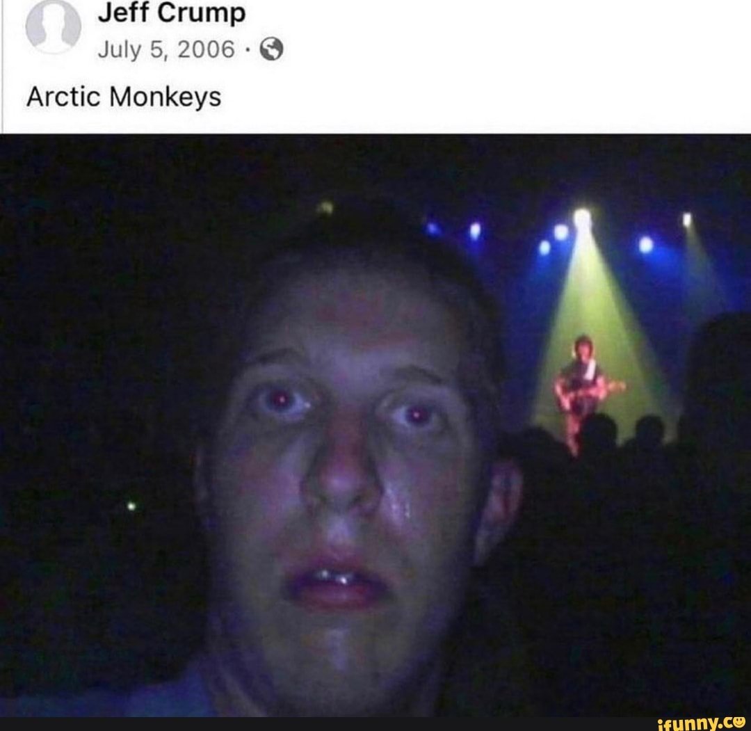 yo en el concierto de Arctic Monkeys