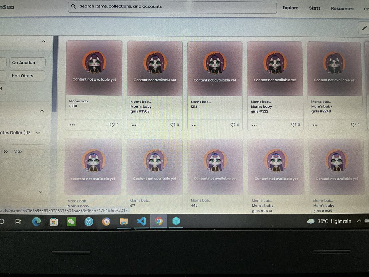 TwoSistersNFT's tweet photo. @NFTAlphaBeta Hi everybody,I have a problem, I refreshed it many times and still the same, almost 90% of the nft could not be displayed,it’s been like that for 4days, do anyone can help me?😭 https://t.co/dkLa12pnkn