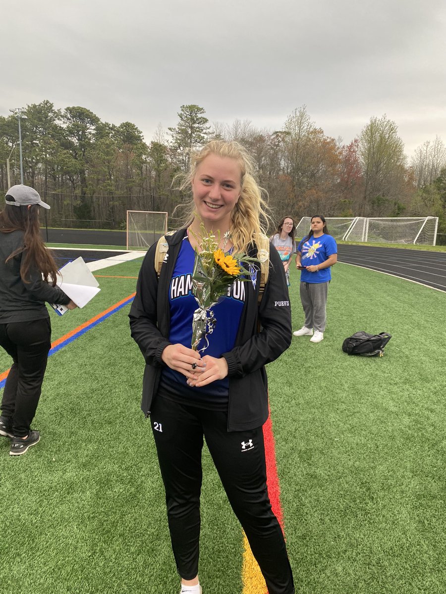 Thanks so much to <a href="/EhtTracknField/">EHT Girls Track</a> for hosting us today and also for honoring our senior, Sofia Purvis, along with their seniors on their senior day!