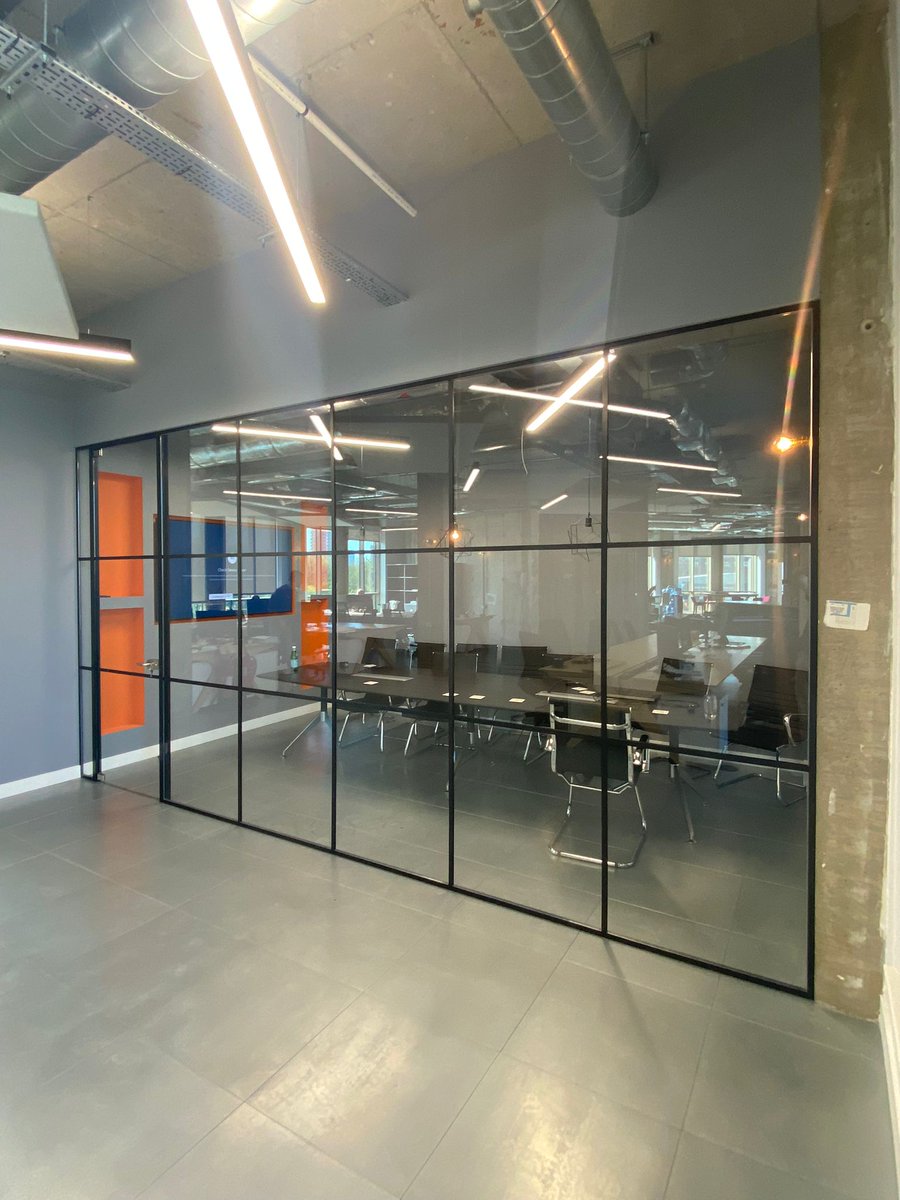 PremfixLondon's tweet photo. #officefitout is our speciality! 

Meeting rooms complete with feature wall, M&amp;E, glass partitions and high quality decoration 

#office #officefitout #glasspartitions #glassofficepartitions #featurewall #decor #crittal https://t.co/F8og7qj0jr