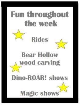 JillGosche's tweet photo. We have some great returning and new fun throughout the week! Visit https://t.co/sEzbvLfK6Y for your fair tickets.

Learn about Dino ROAR! at https://t.co/PK4lRJpSNK ... Almost Amazing Rex &amp; Dana at Almost Amazing Rex and Dana ... And Bear Hollow at https://t.co/U8ZGm4hgbw https://t.co/hHpKmeSy0u