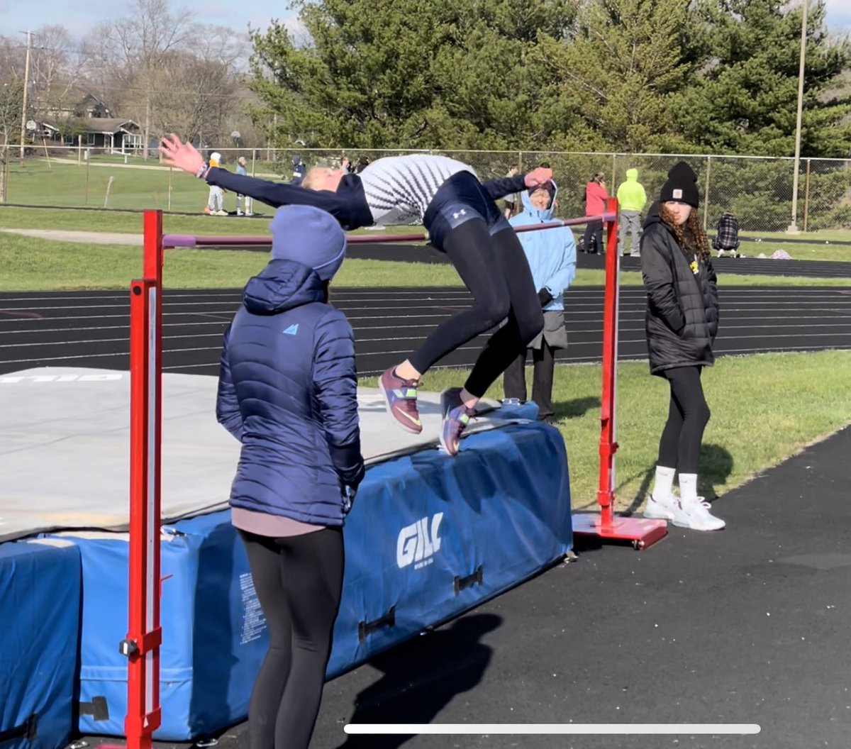 CJSHS_Track's tweet photo. 🚨 PR ALERT 🚨 

East Troy Triangular 4/25
@ East Troy HS, WI

Zada Maly (FR)
High Jump
⚡️ 4’ 11”⚡️ 

#FeedTheCougs

@clintonwischool 
@Gambl20 
@Brian_LeFeber_4 
@AdamGre60851863 https://t.co/Qbcf1ehsCJ