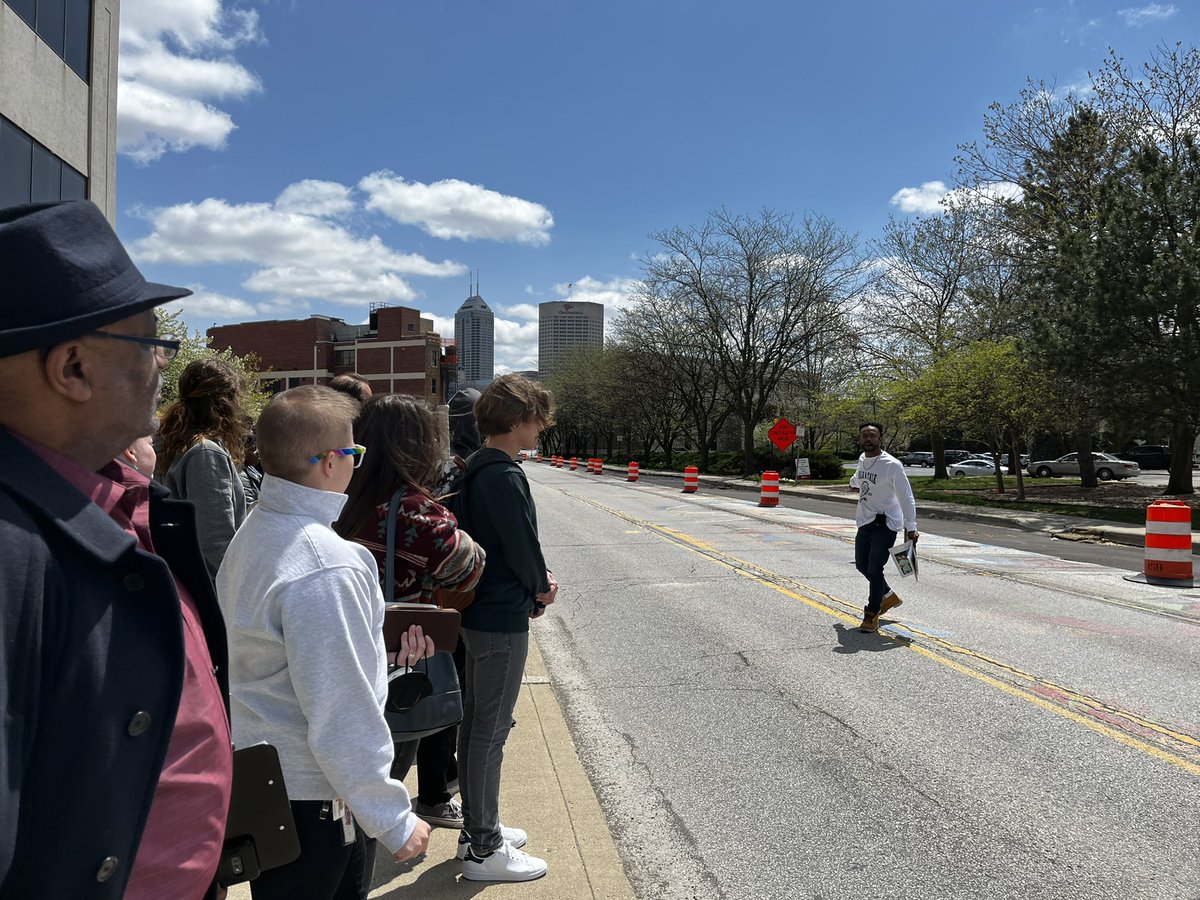 WebIndy's tweet photo. Great event from @leadershipindy today! I loved hearing about the history of Indiana Ave. from @Through2Eyes and all the work to be done to discover overlooked voices in our city’s history. https://t.co/fvPrnHU1jW