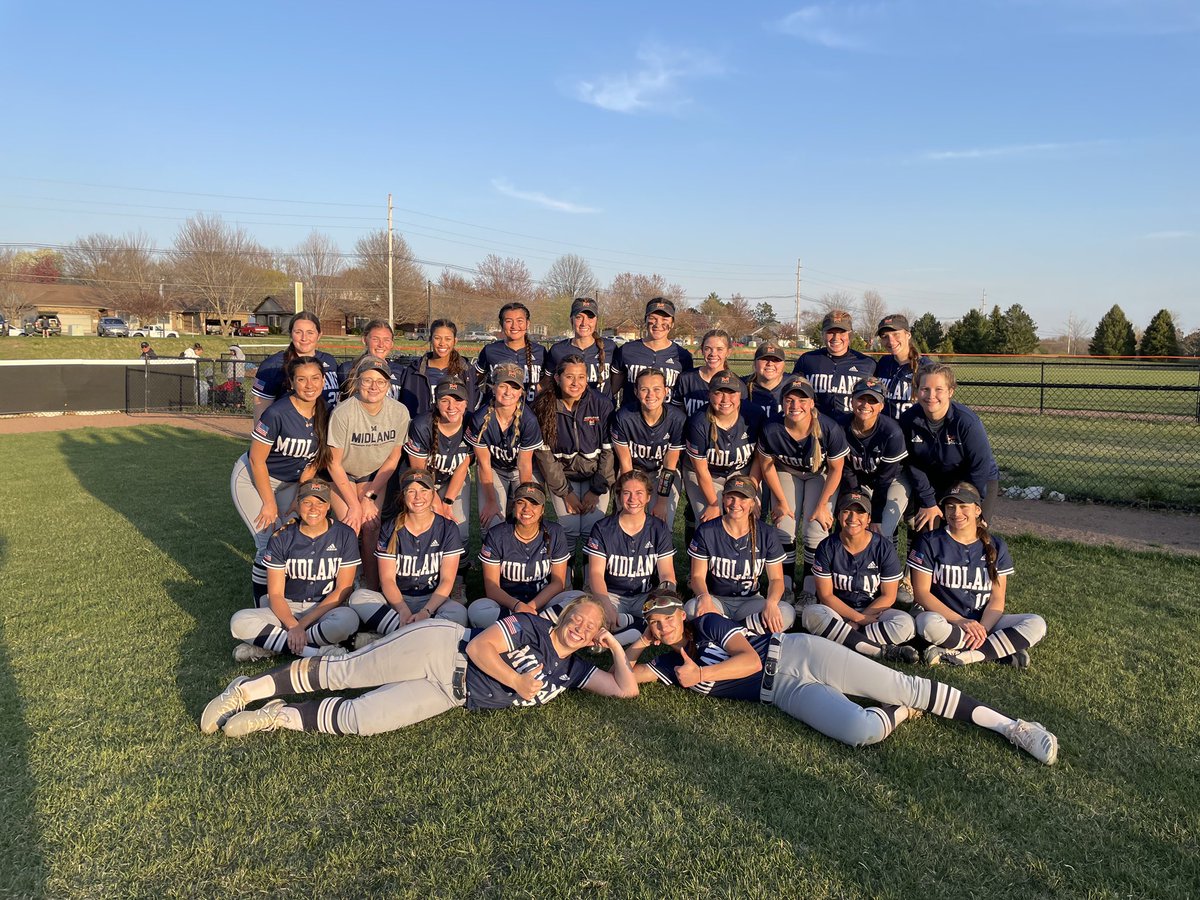Midland Softball (@midlandusb) on Twitter photo GPAC Regular Season Champs 💥 GPAC Regular Season Champs 💥