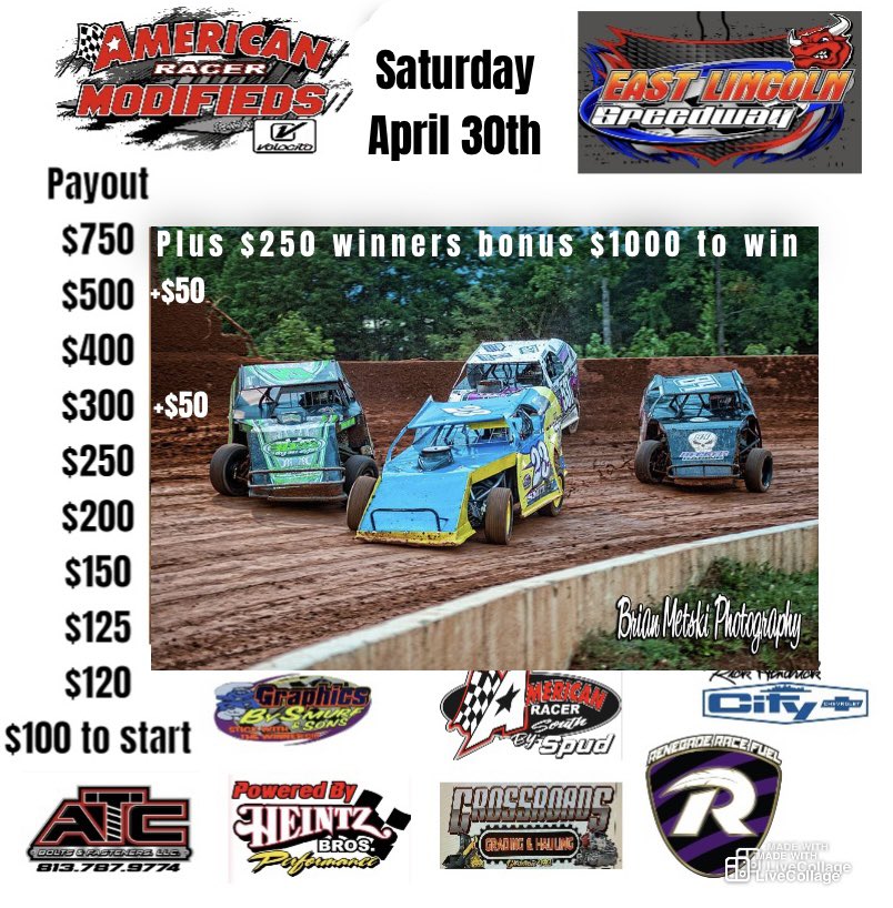 American Racer 525 modifieds tweet media