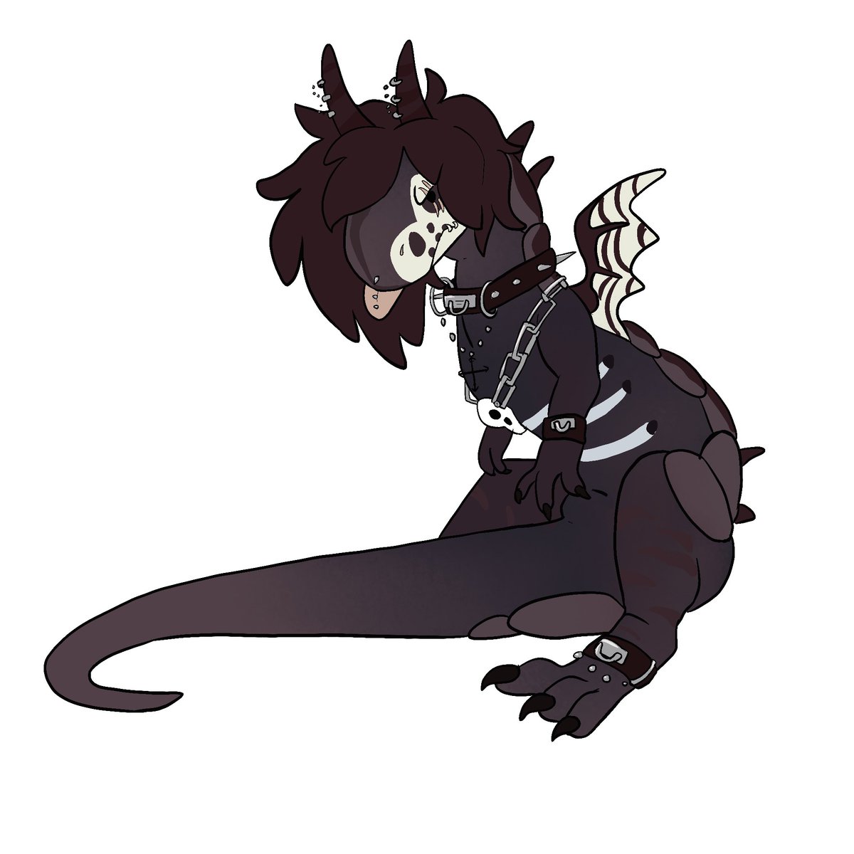 Gift for a friend ^^ #art #drawing #dinosaur