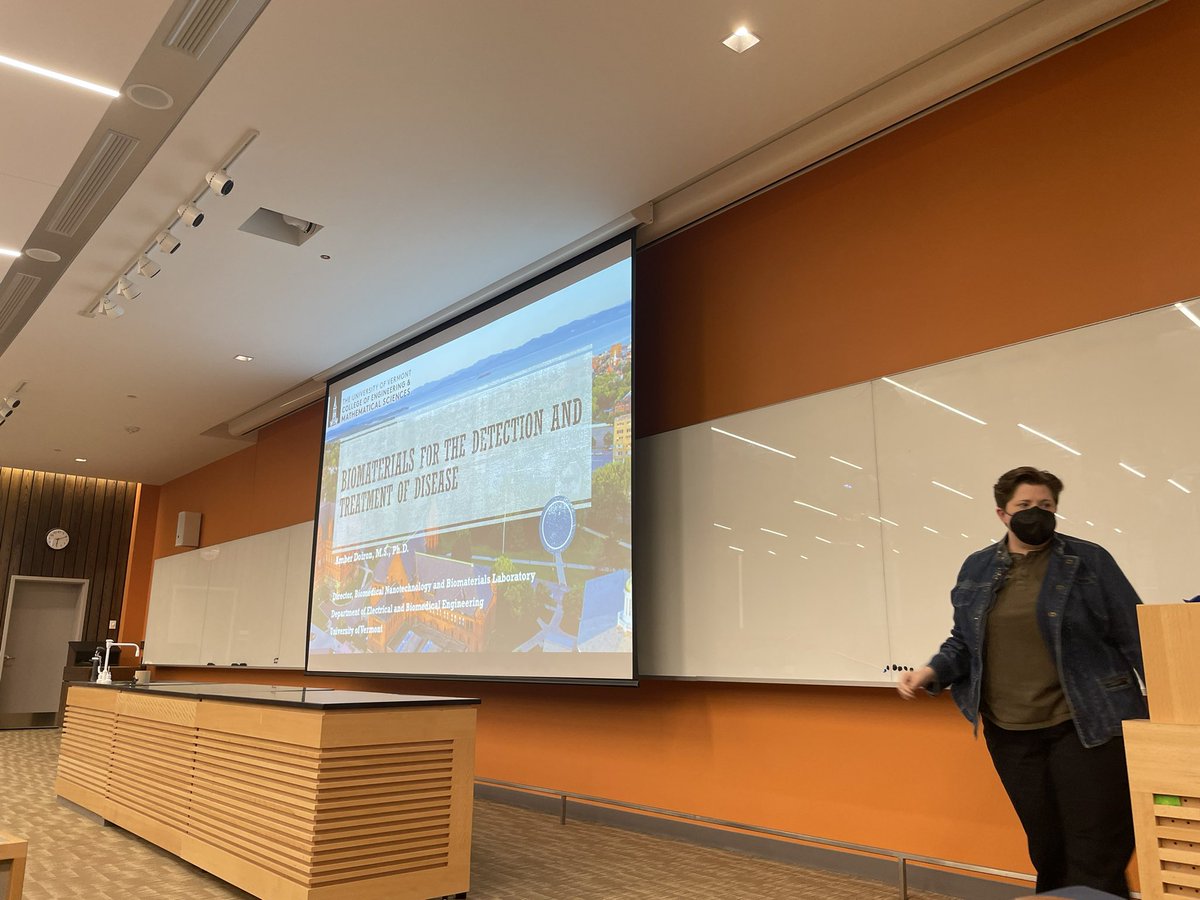 Awesome presentation from our <a href="/Dr_Do_Iron/">Amber Doiron</a> at the <a href="/UVMBMES/">UVM BMES</a> student presentation today!