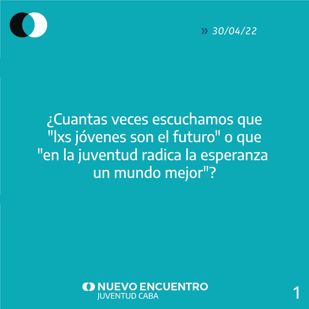 juventudnecaba's tweet photo. Para pensar nuestro proyecto de un mundo mejor, más justo, soberano y libre: sumate al encuentro de las juventudes. 

Este sábado a las 14 hs, en Zelaya 3175, Abasto.

#lajuventudenmarcha https://t.co/BV6ZyWpZMe