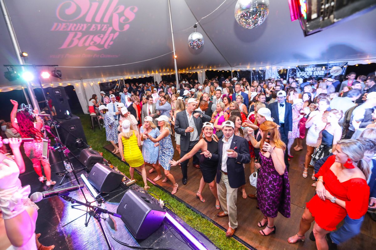WDRBWAVE's tweet photo. Silks Bash Derby eve party returning in person this year: https://t.co/nf2x33iK7E https://t.co/GpqEVqoMrm