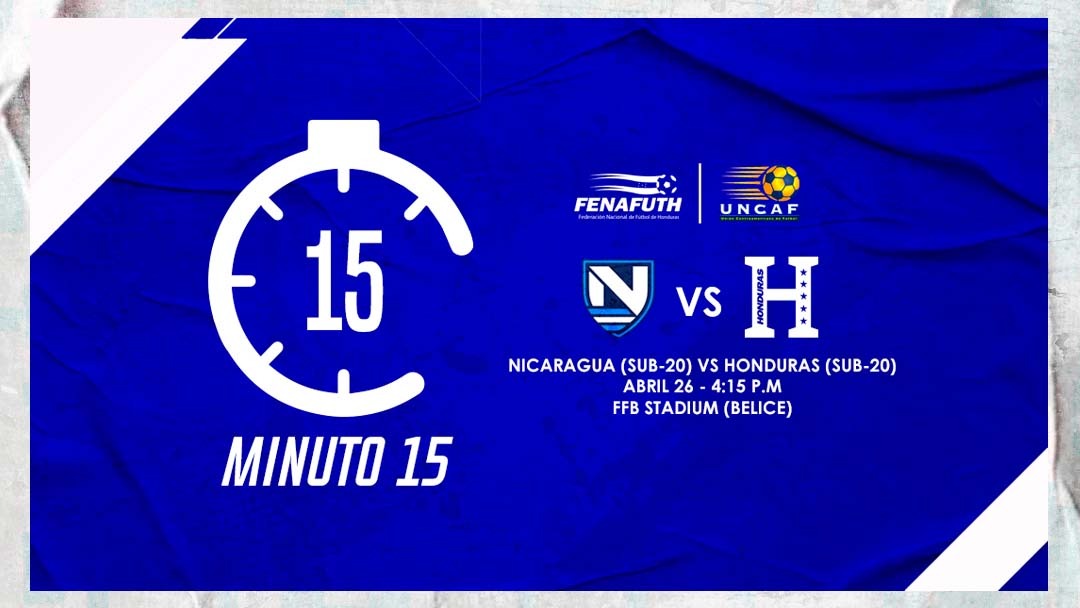 FFH_Honduras's tweet photo. ⏱1️⃣5️⃣"
Después de 15 minutos #catrachos y #pinoleros empatan a cero goles.
#Honduras🇭🇳 0-0 #Nicaragua🇸🇻
#FútboldeHonduras #SeleccióndeHonduras #Sub20 https://t.co/Meb1vHgfCX