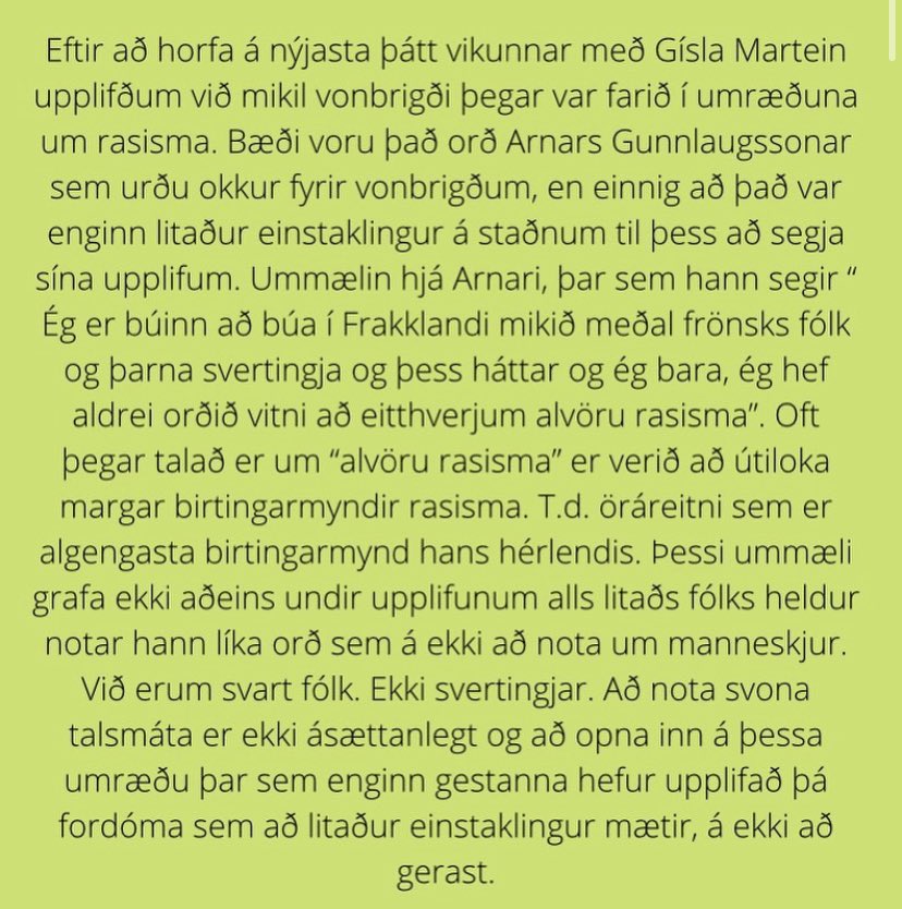 antrirasistarnir tweet media