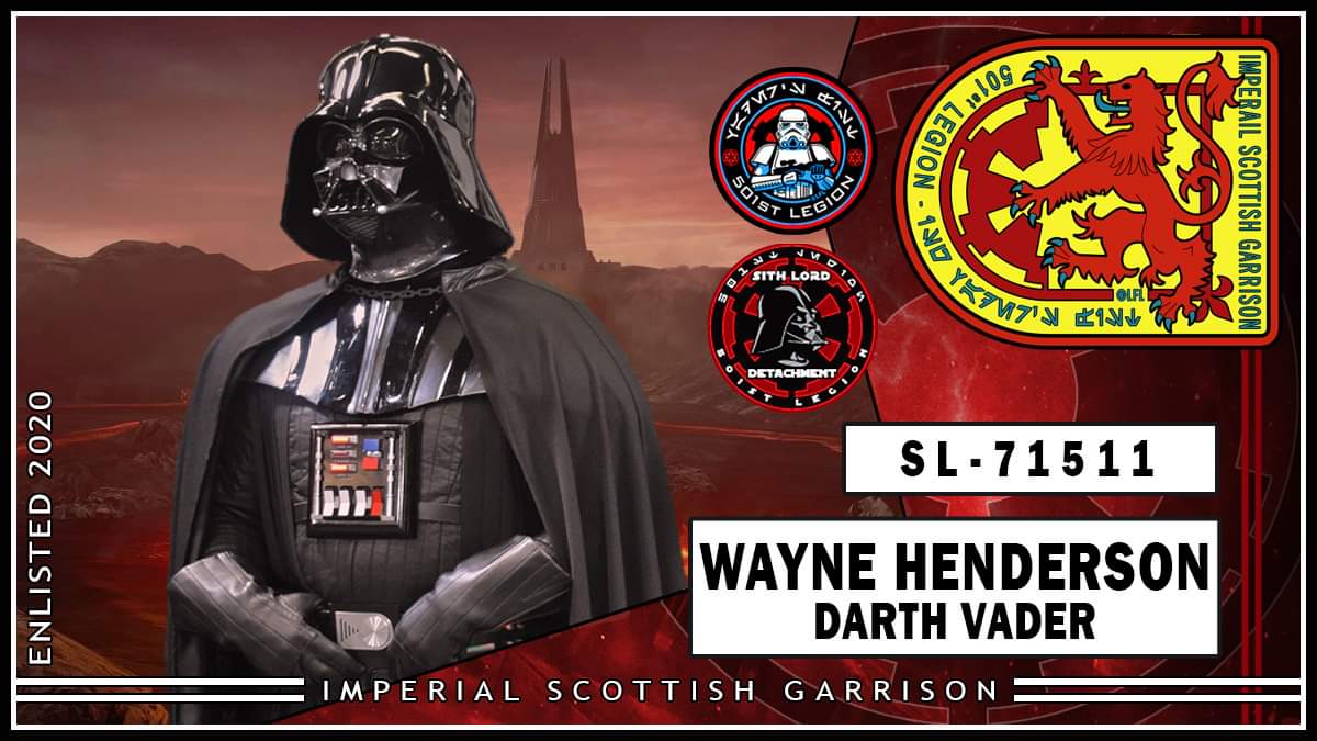 Today (and everyday) we like to showcase Lord Vader. Truly is the best boss ever! 

Want to join the Garrison? Bring Peace and Justice to the galaxy? 👉501st.scot/join-us

Want us at your next event? 👉 501st.scot/request-an-app…
#BadGuysDoingGood