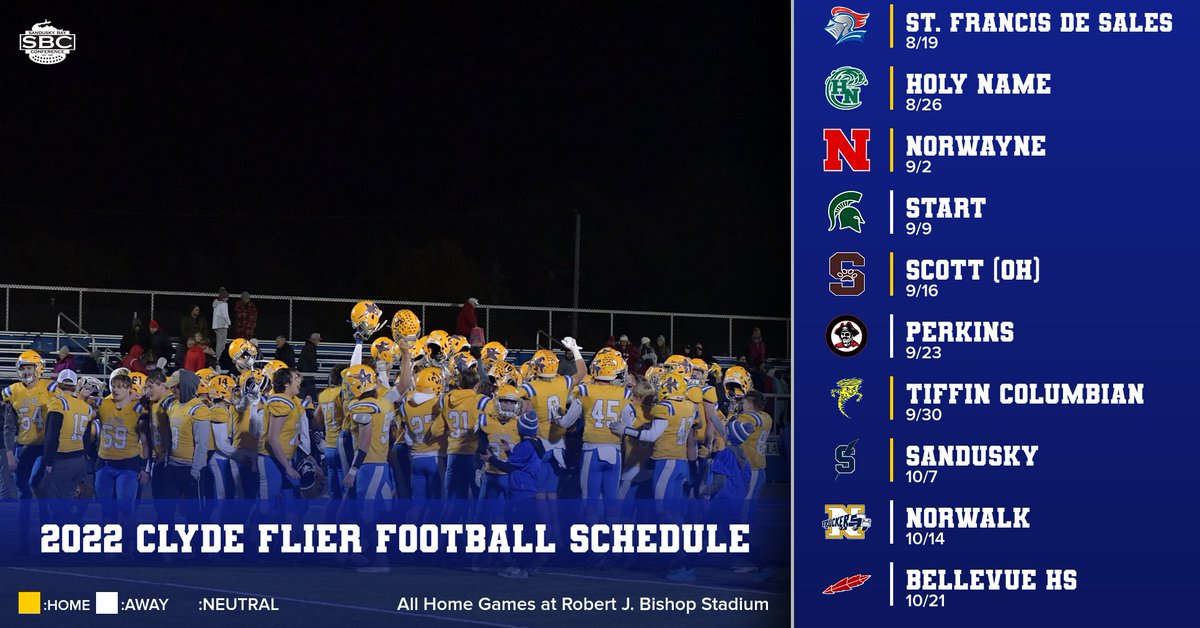 Six home games this year.  Holy Name from Parma signed today. <a href="/chs_ad/">CHS AD</a> <a href="/ohioscheduler/">ohioscheduler</a>