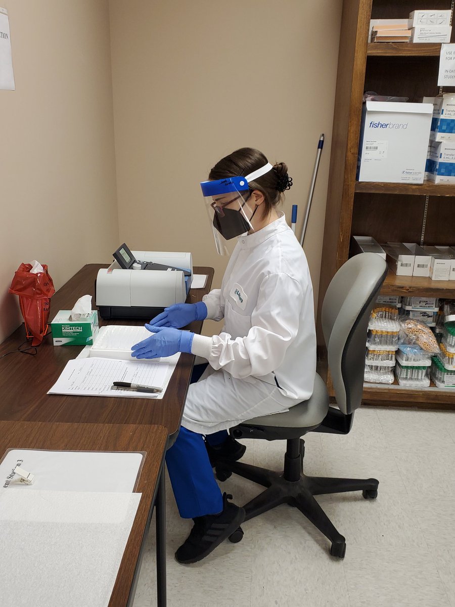 DrLedfordWaters's tweet photo. Medical Laboratory Technology students at Alamance Community College perform over 300 hours of testing in the student laboratory before they ever enter clinical rotations! #MedLabChat #MedicallabladyG #LabWeek2022 @ASCLS @AlamanceCC #Lab4Life https://t.co/ZOeStKgd5R