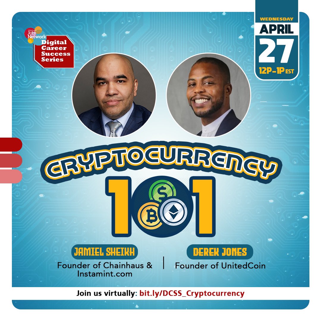 🔥🔥🚀🌕
Dive deep with Jamiel Sheikh and Derek Jones this Wednesday from 12-1pm EST.
.
.
.
.
#Blockchain #cryptocurrency #1on1 #crypto #units #NFTCommunity #Metaverse 
.
<a href="/JamielSheikh/">Jamiel™</a>