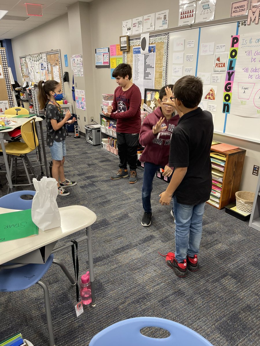 MrsHendricks20's tweet photo. Olympic style rock🪨, paper🗒, scissors✂️ during morning meeting this AM😎#teambuildingtuesday @SheridanCFISD https://t.co/fi0GI2BnTj