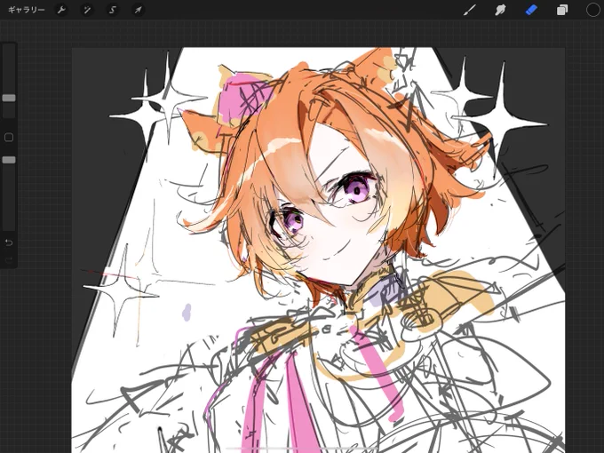 覇王のお顔描く朝 
