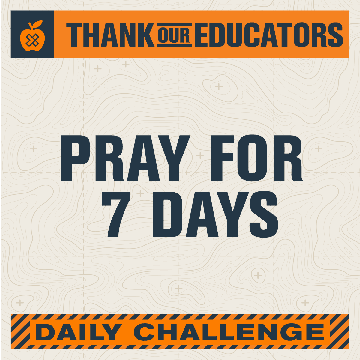 crsrdschurch's tweet photo. DAILY CHALLENGE #3:
Make a list of all of the educators you can think of. Put each name on a list and every day pick a name to pray a blessing over that person. Check out everything we're doing and join us at https://t.co/w03MzykZCP. #ThankOurEducators https://t.co/0tzQDrwsKp