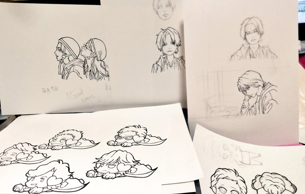 ホント好きなのしか描けないんで大丈夫です⬅何がw
もう少しNの凌域とシーズンに時間使えるといいなとは思ってますけど🤣
ナリタさん苦戦しまくるの巻
女の子久々に描いたなしかし
けっこうボツります
最近は線までアナログで移動中とかに携帯でチマチマ色塗りだけどこれはアナログのがいいなと4枚目