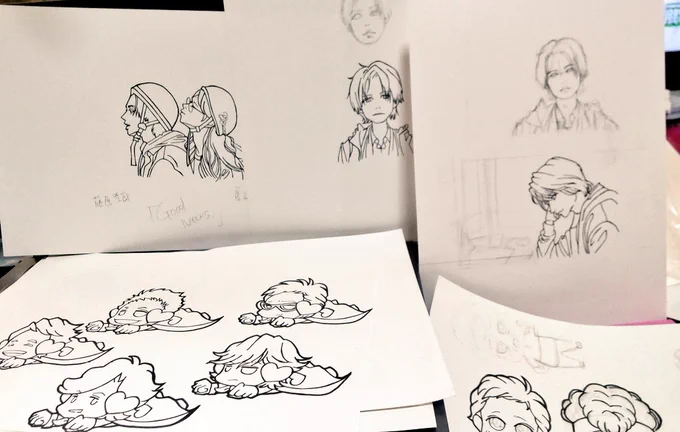 ホント好きなのしか描けないんで大丈夫です⬅何がw
もう少しNの凌域とシーズンに時間使えるといいなとは思ってますけど🤣
ナリタさん苦戦しまくるの巻
女の子久々に描いたなしかし
けっこうボツります
最近は線までアナログで移動中とかに携帯でチマチマ色塗りだけどこれはアナログのがいいなと4枚目 