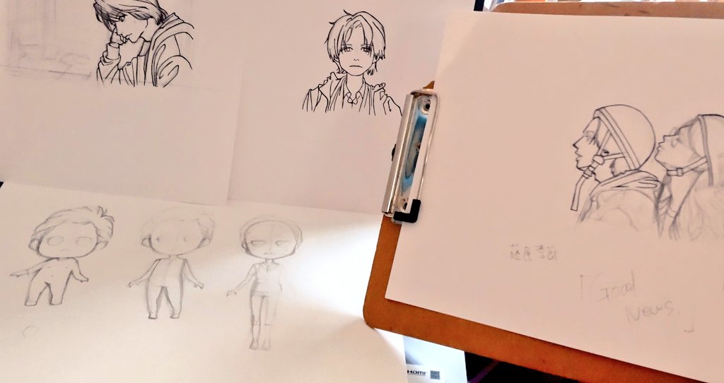 ホント好きなのしか描けないんで大丈夫です⬅何がw
もう少しNの凌域とシーズンに時間使えるといいなとは思ってますけど🤣
ナリタさん苦戦しまくるの巻
女の子久々に描いたなしかし
けっこうボツります
最近は線までアナログで移動中とかに携帯でチマチマ色塗りだけどこれはアナログのがいいなと4枚目